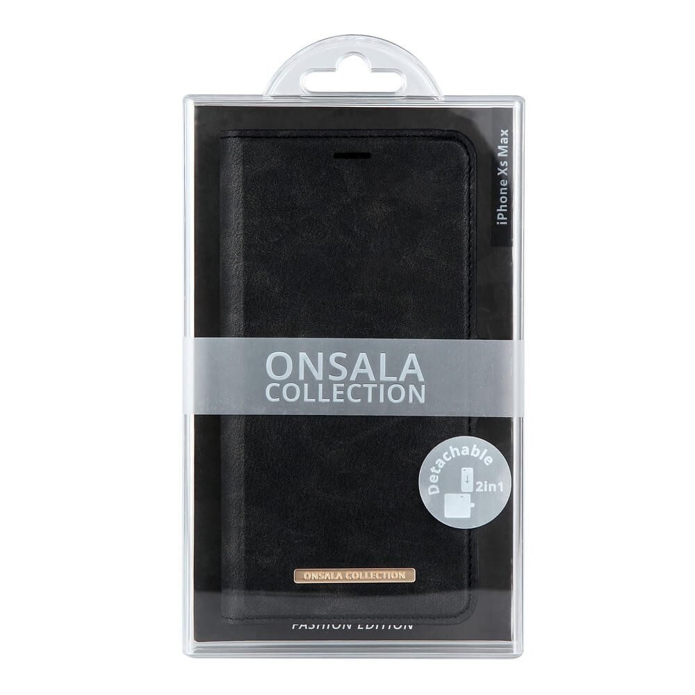 ONSALA COLLECTION Lommebokveske Midnight Black iPhoneXs Max