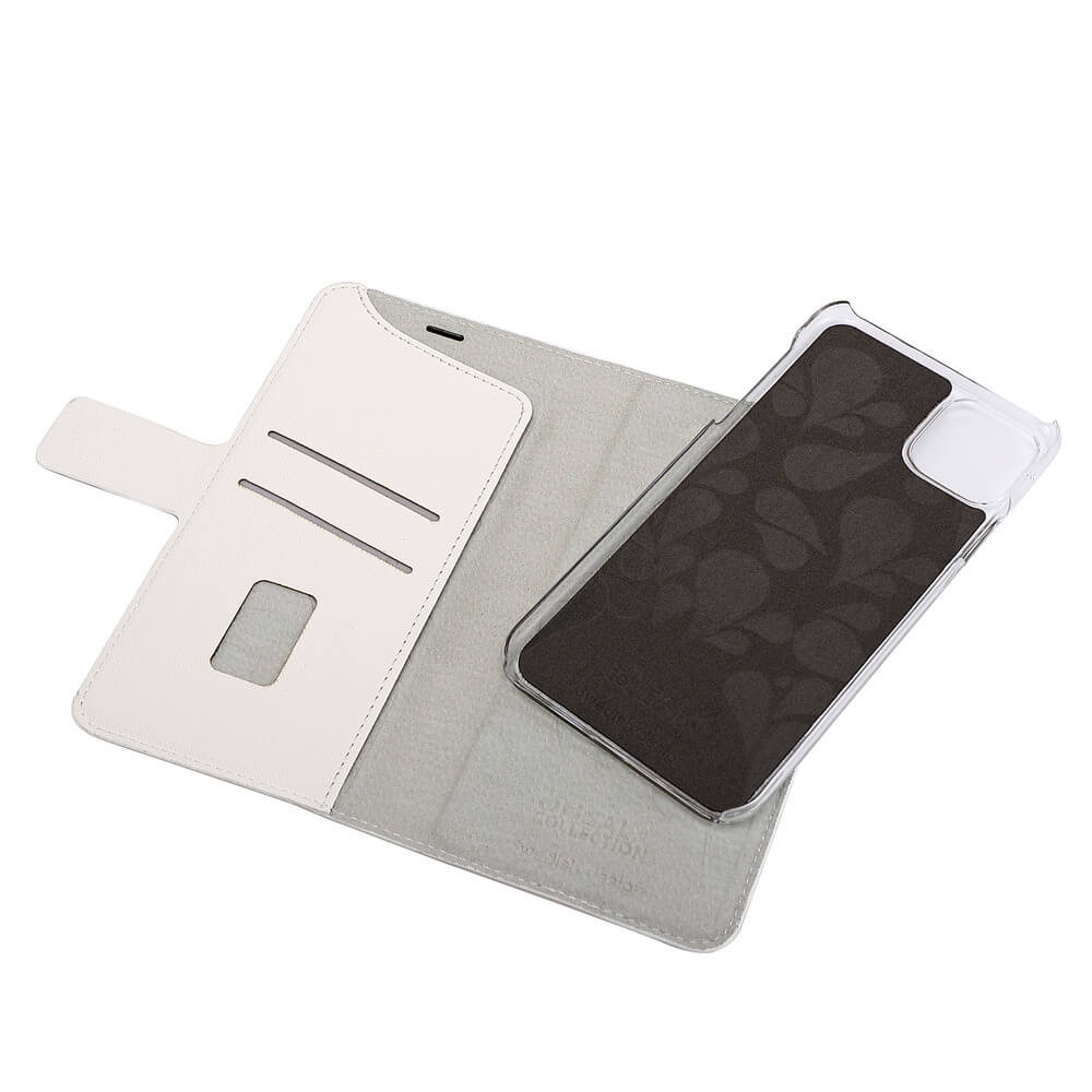 ONSALA COLLECTION Lommebokveske Saffiano White iPhone 11 Pro Max