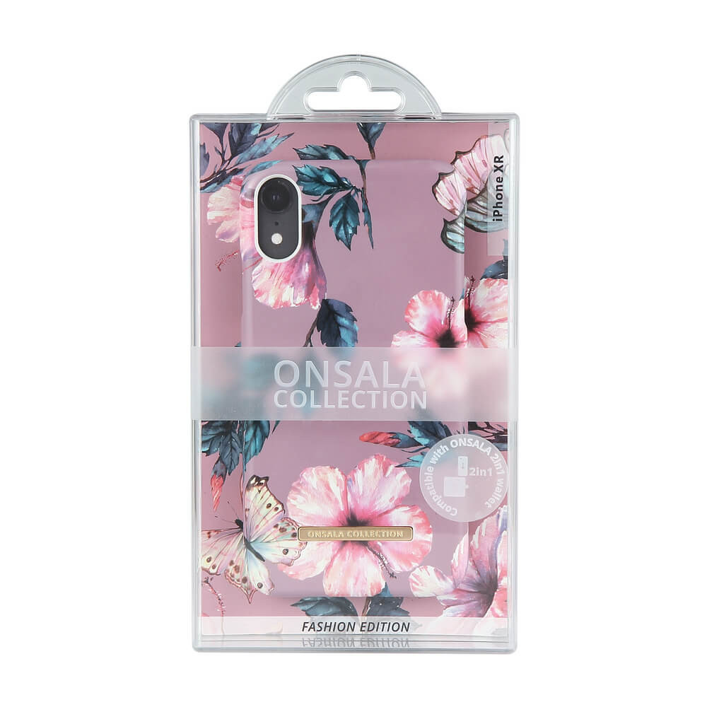ONSALA COLLECTION Mobildeksel Shine Dusty Pink viol iPhoneXR