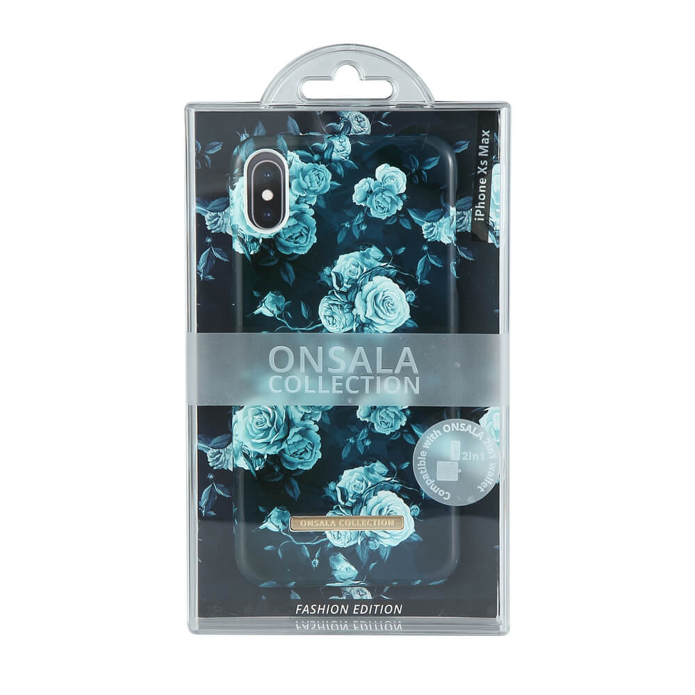 ONSALA COLLECTION Mobildeksel Shine Dark flower iPhoneXs Max