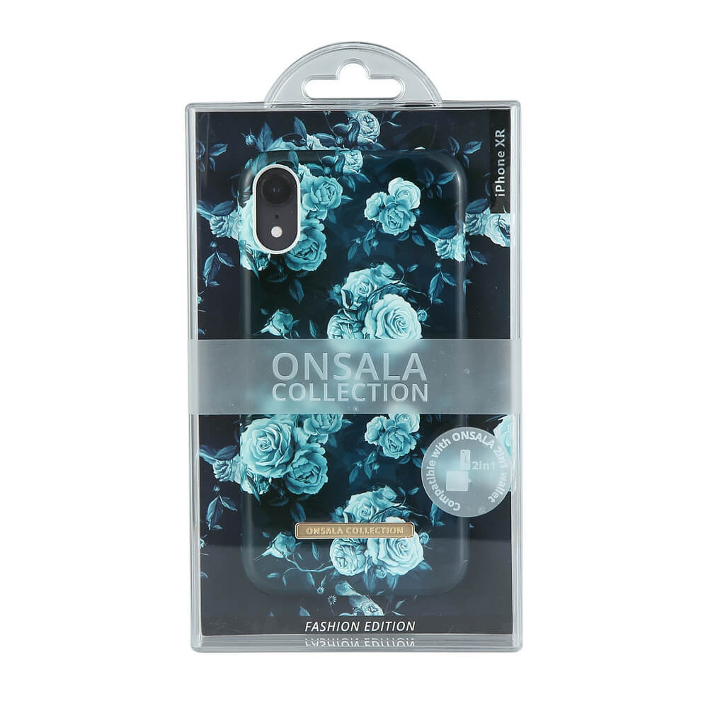 ONSALA COLLECTION Mobildeksel Shine Dark flower iPhoneXR