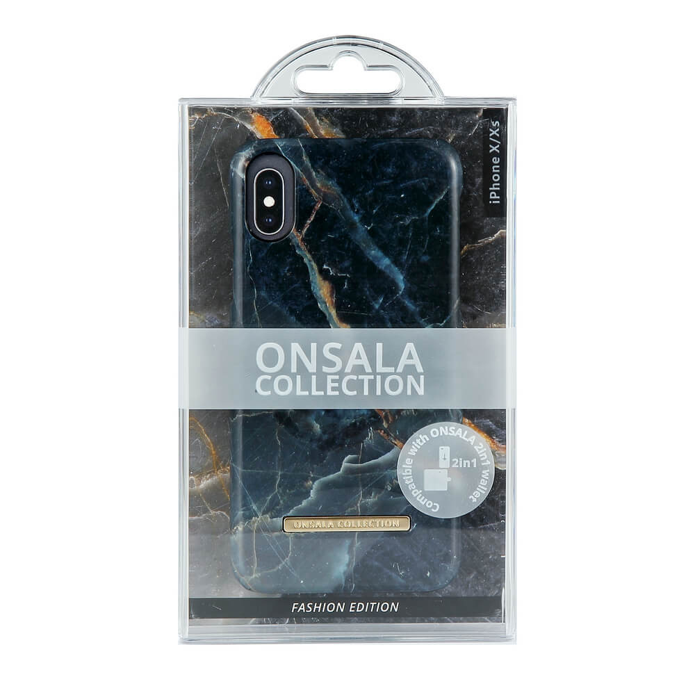 ONSALA COLLECTION Mobildeksel Shine Grey Marble iPhoneX/Xs