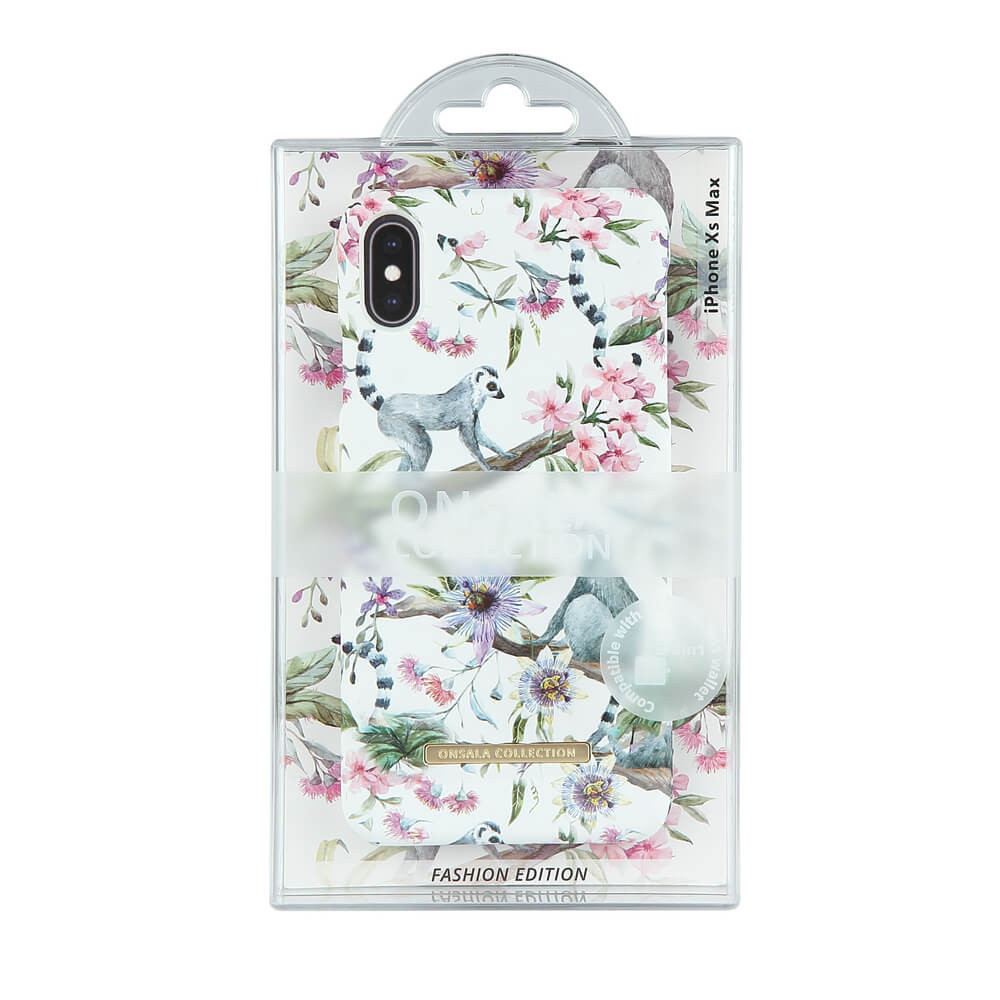 ONSALA COLLECTION Mobildeksel Soft Lemur Cuties iPhoneXs Max