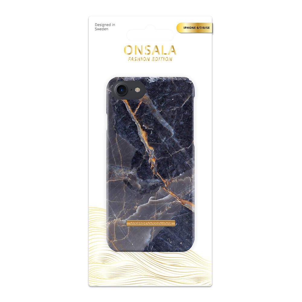 ONSALA COLLECTION Mobildeksel Shine Grey Marble iPhone 6/7/8/SE
