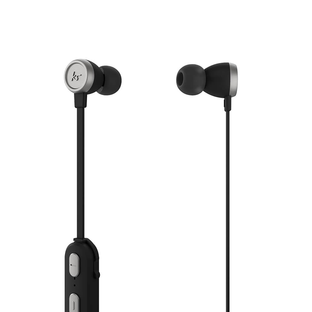 KITSOUND Øreplugger Hudson Sport In-Ear Trådløs Sølv