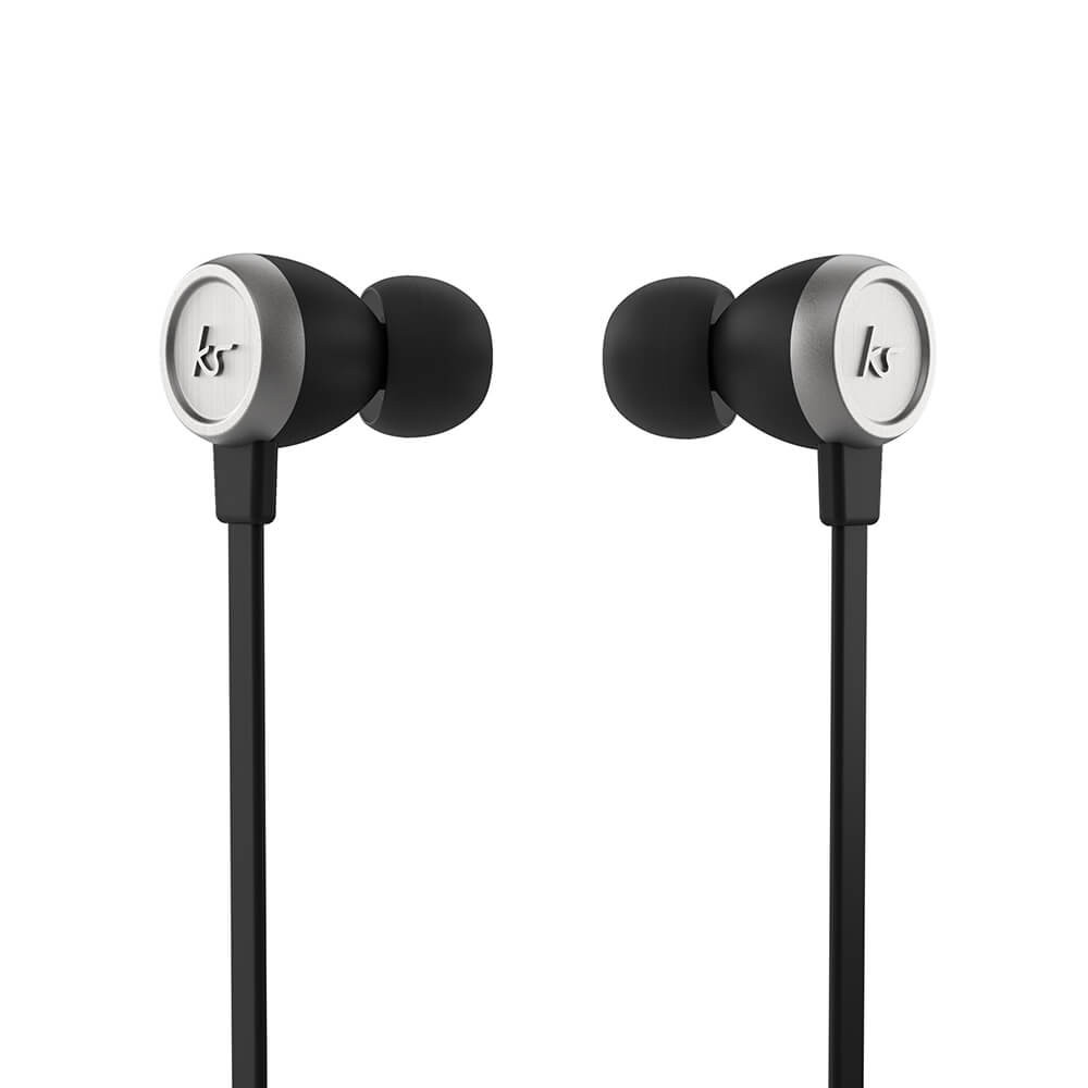 KITSOUND Øreplugger Hudson Sport In-Ear Trådløs Sølv