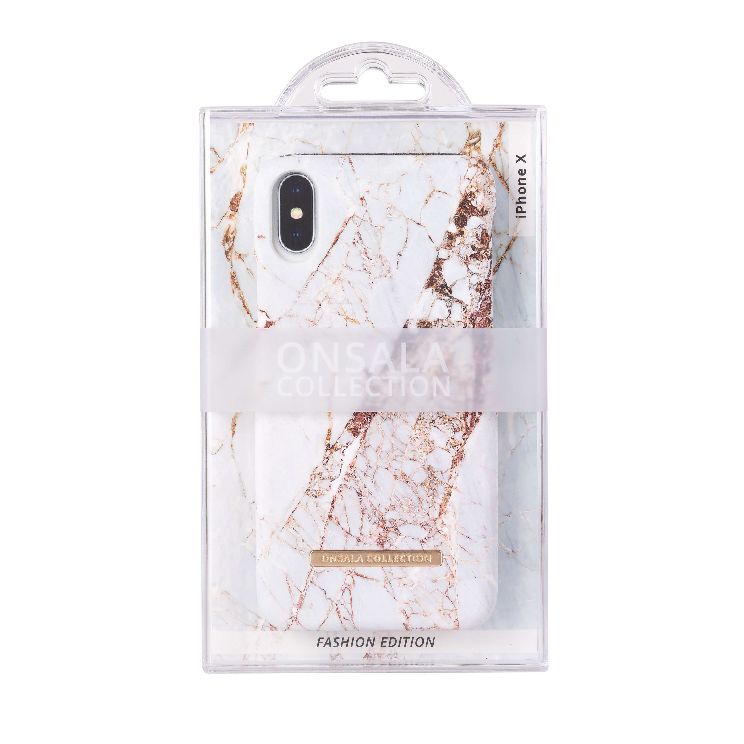 ONSALA COLLECTION Mobildeksel Soft White Rhino Marble iPhoneX/Xs