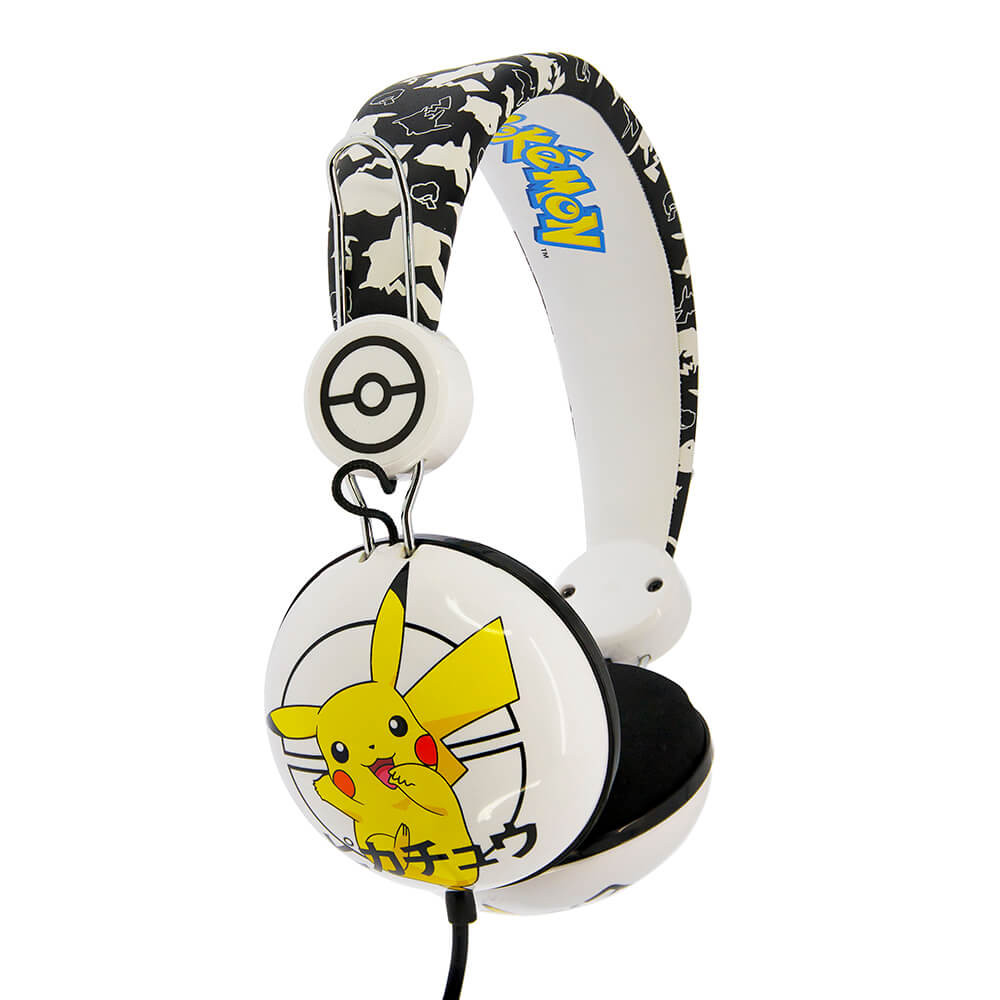 POKEMON Headphone Pikachu Wired On-Ear 90dB Dome