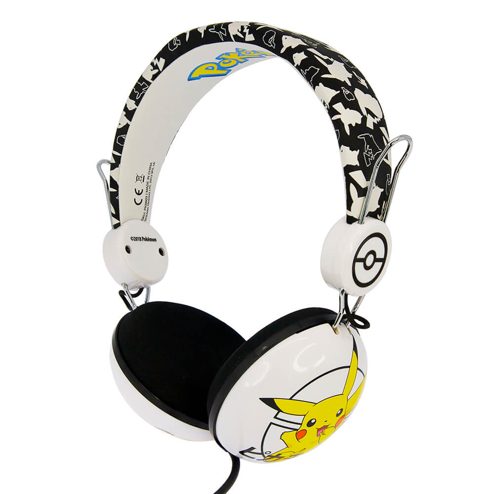 POKEMON Headphone Pikachu Wired On-Ear 90dB Dome