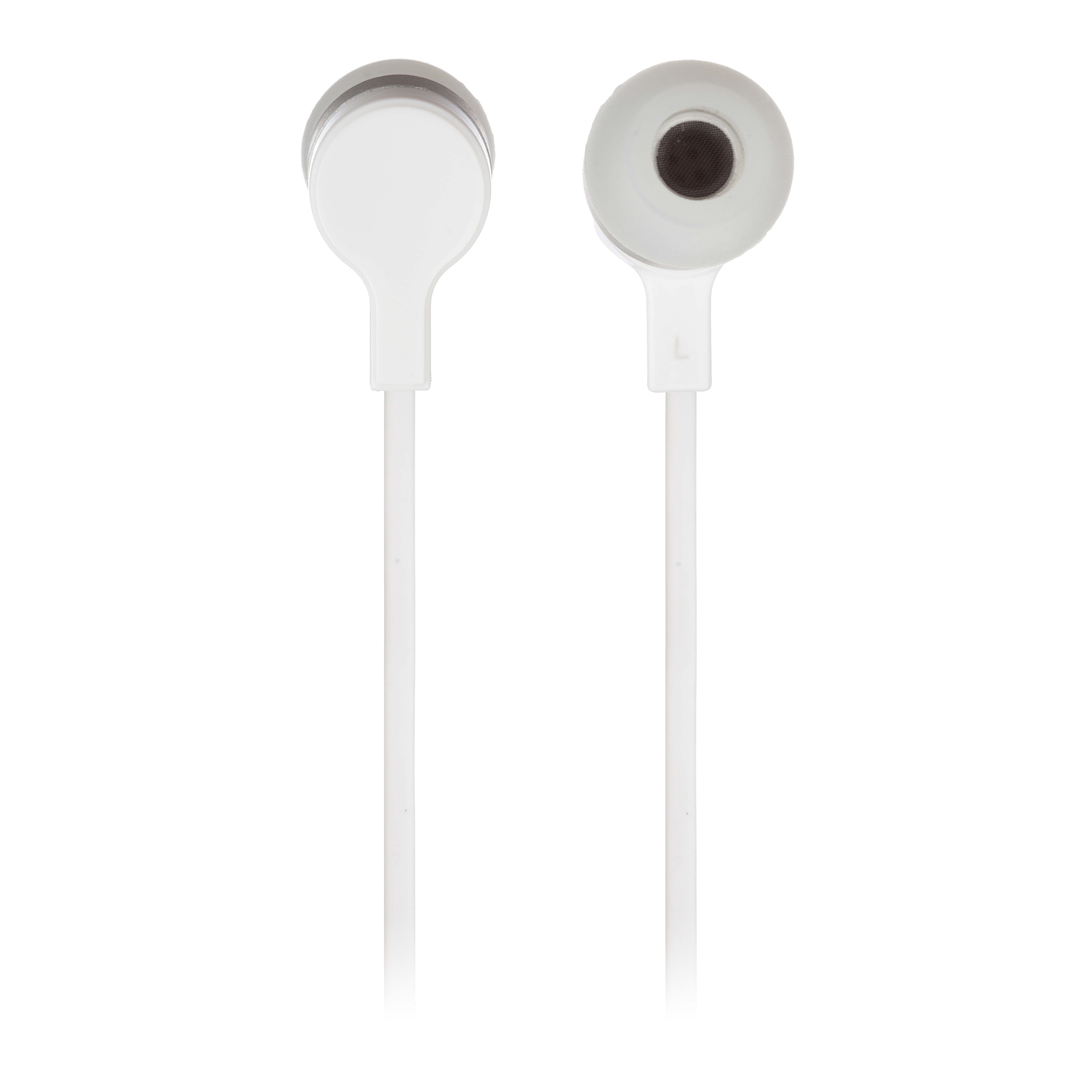 KITSOUND Øreplugger Mini Hvit In-Ear Mic