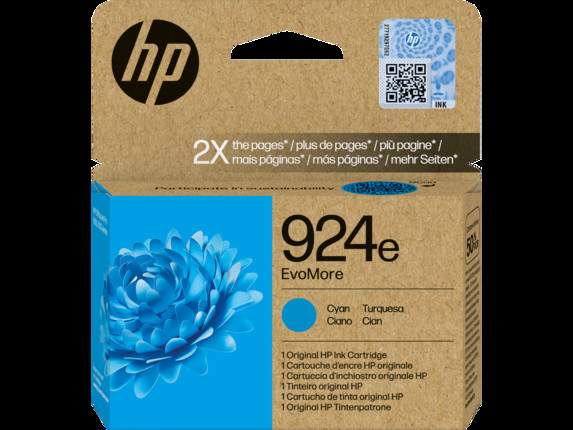 BildeHP 924e EvoMore Cyan Original Ink Cartridge