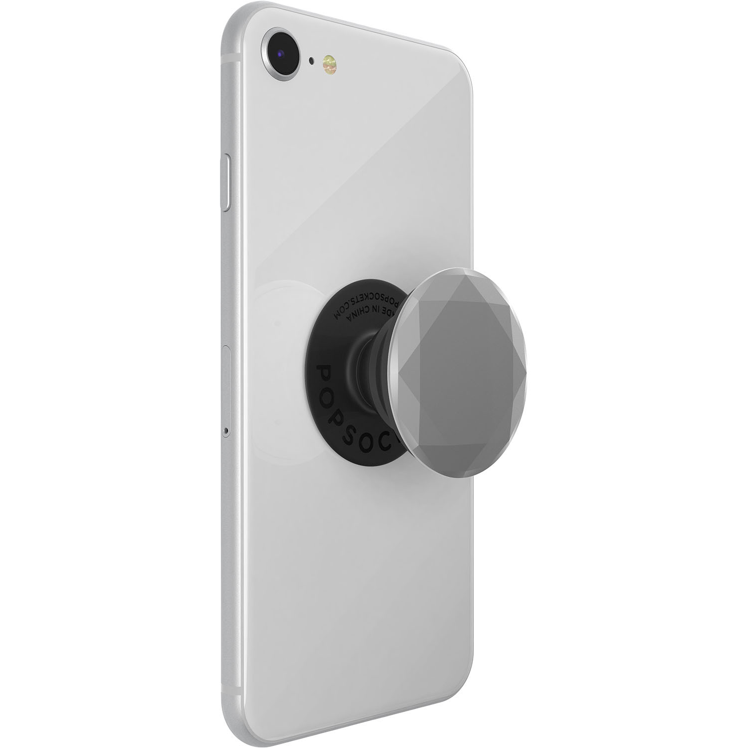 POPSOCKETS PopGrip Premium Metallic Diamond Silver