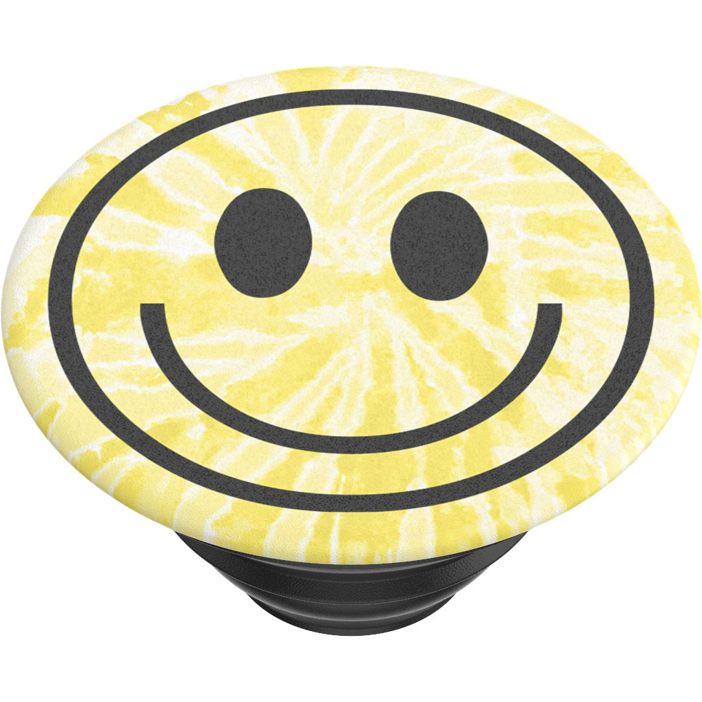 POPSOCKETS Tie Dye Smiley Avtagbart Grip med Stativfunksjon