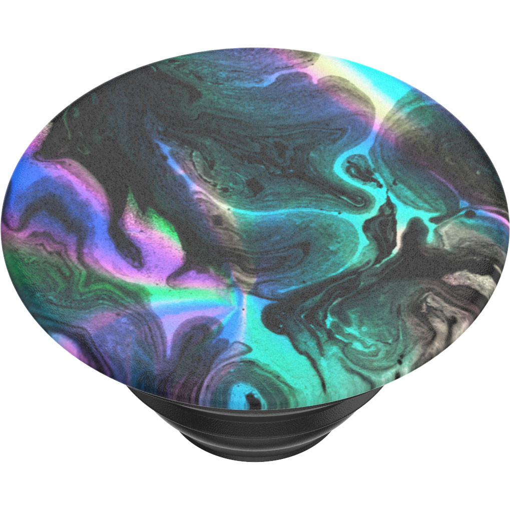 POPSOCKETS Oil Agate Avtagbart Grip med Stativfunksjon