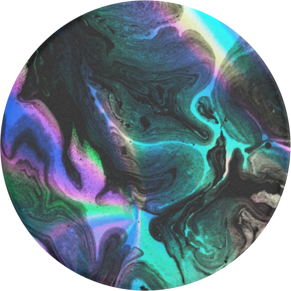 POPSOCKETS Oil Agate Avtagbart Grip med Stativfunksjon