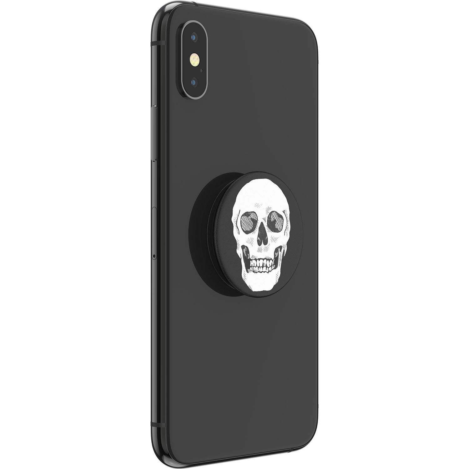 POPSOCKETS Shaky Bones White Avtagbart Grip med Stativfunksjon