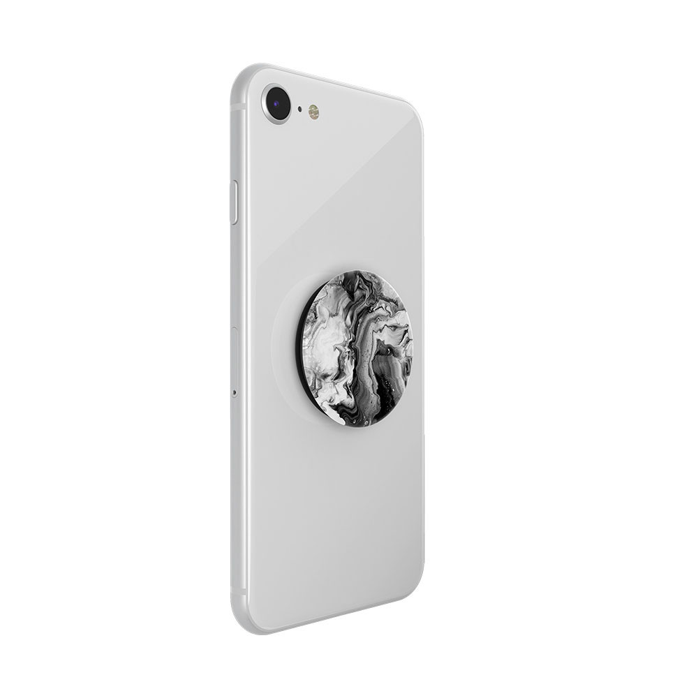 POPSOCKETS Ghost Marble Avtagbart Grip med Stativfunksjon