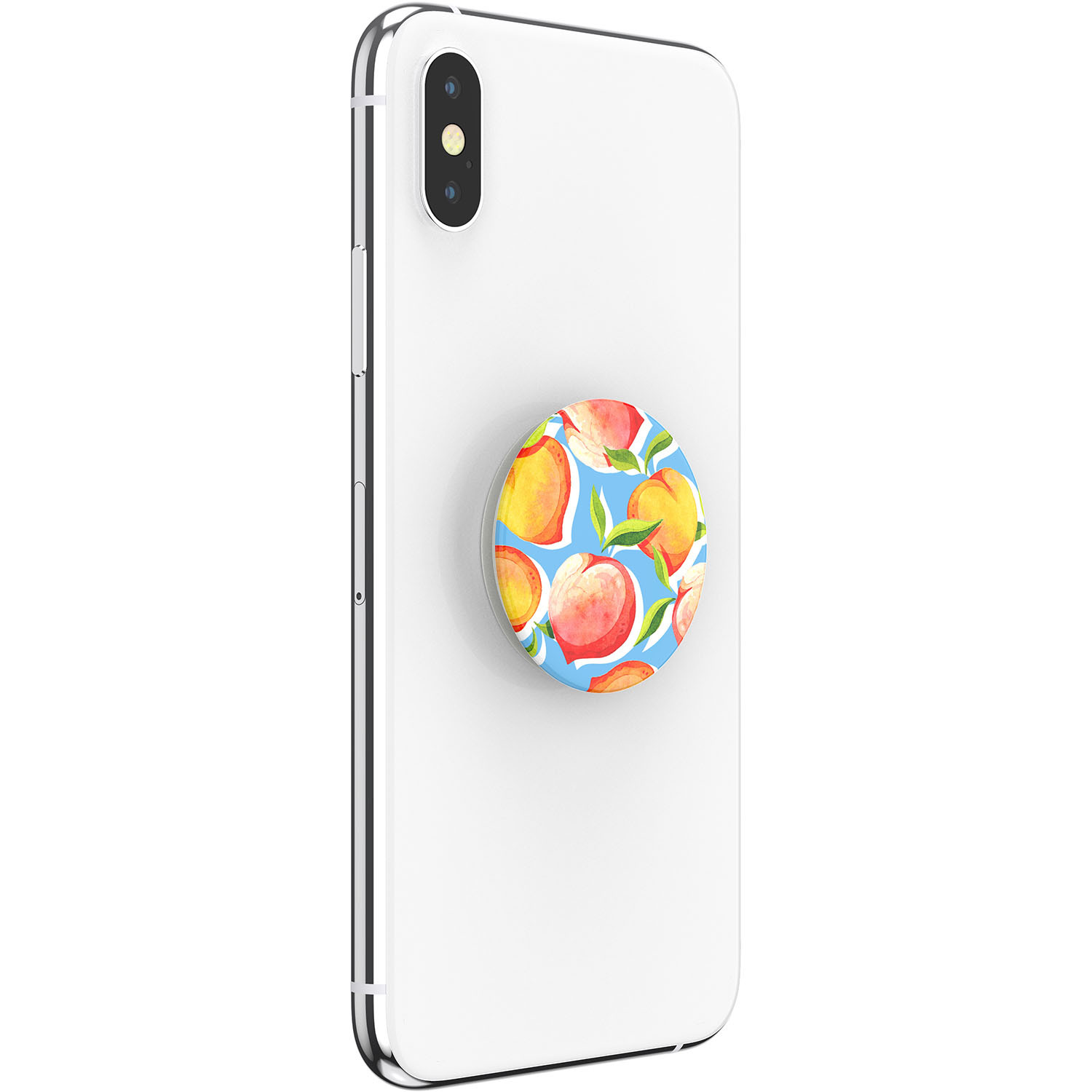 POPSOCKETS Just Peachy Gloss Avtagbart Grip med Stativfunksjon