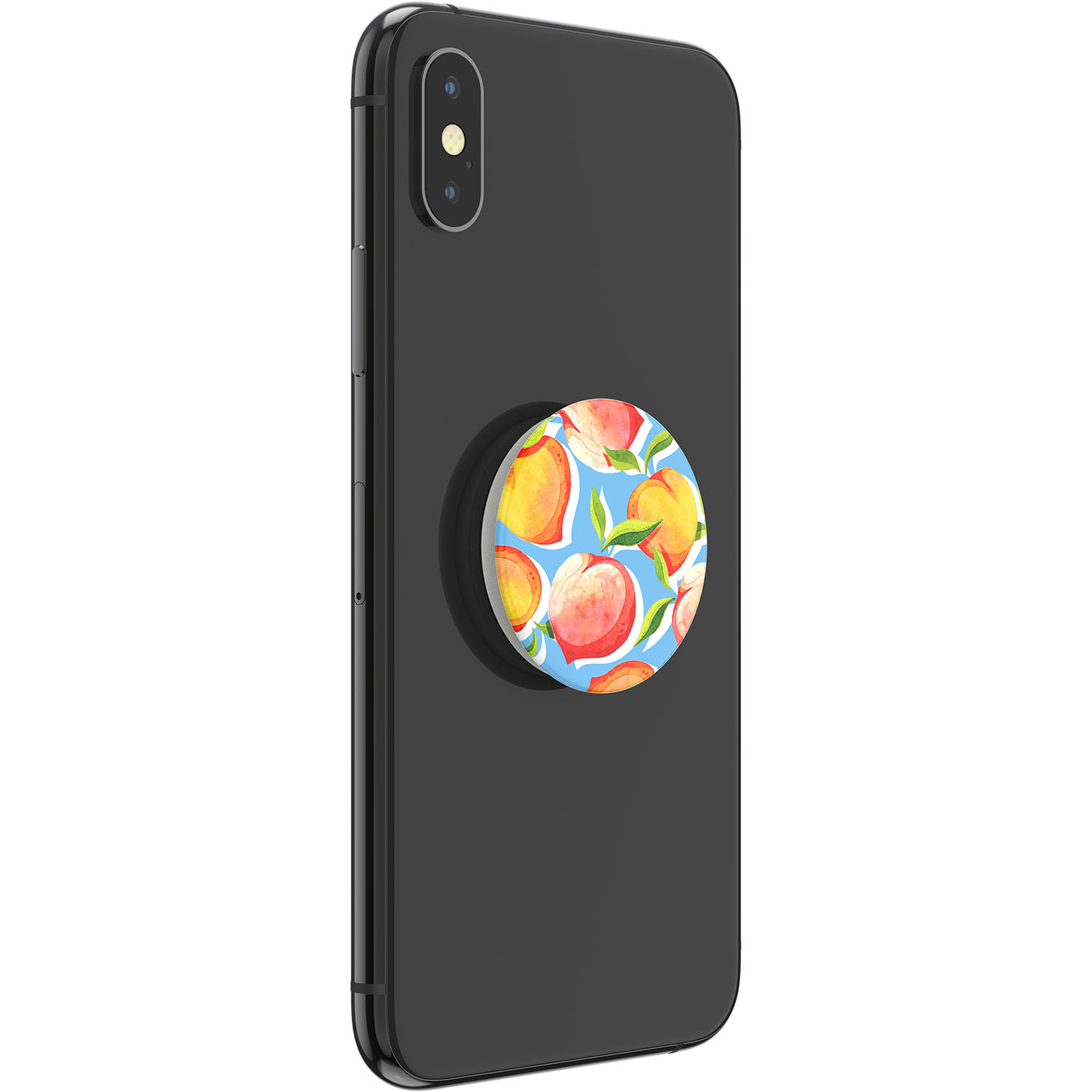 POPSOCKETS Just Peachy Gloss Avtagbart Grip med Stativfunksjon