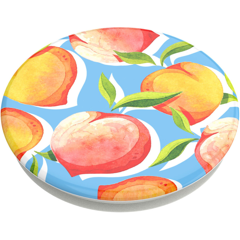 POPSOCKETS Just Peachy Gloss Avtagbart Grip med Stativfunksjon