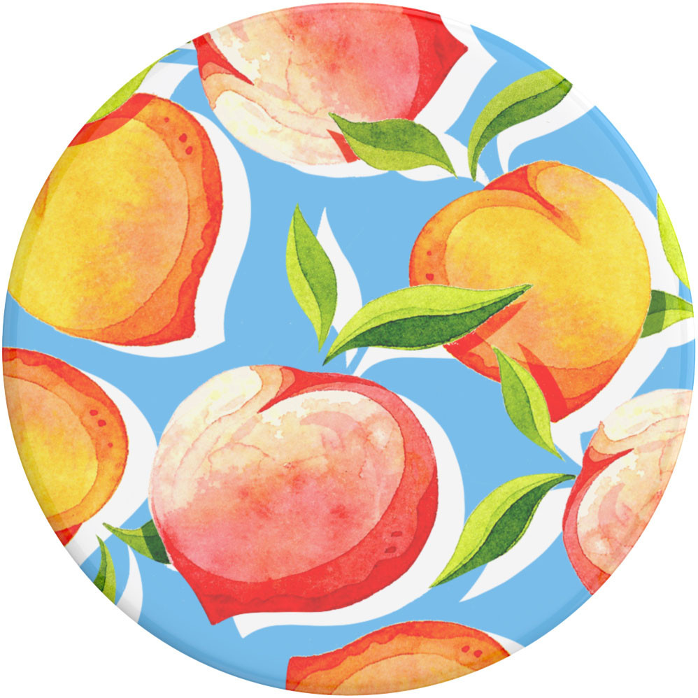 POPSOCKETS Just Peachy Gloss Avtagbart Grip med Stativfunksjon