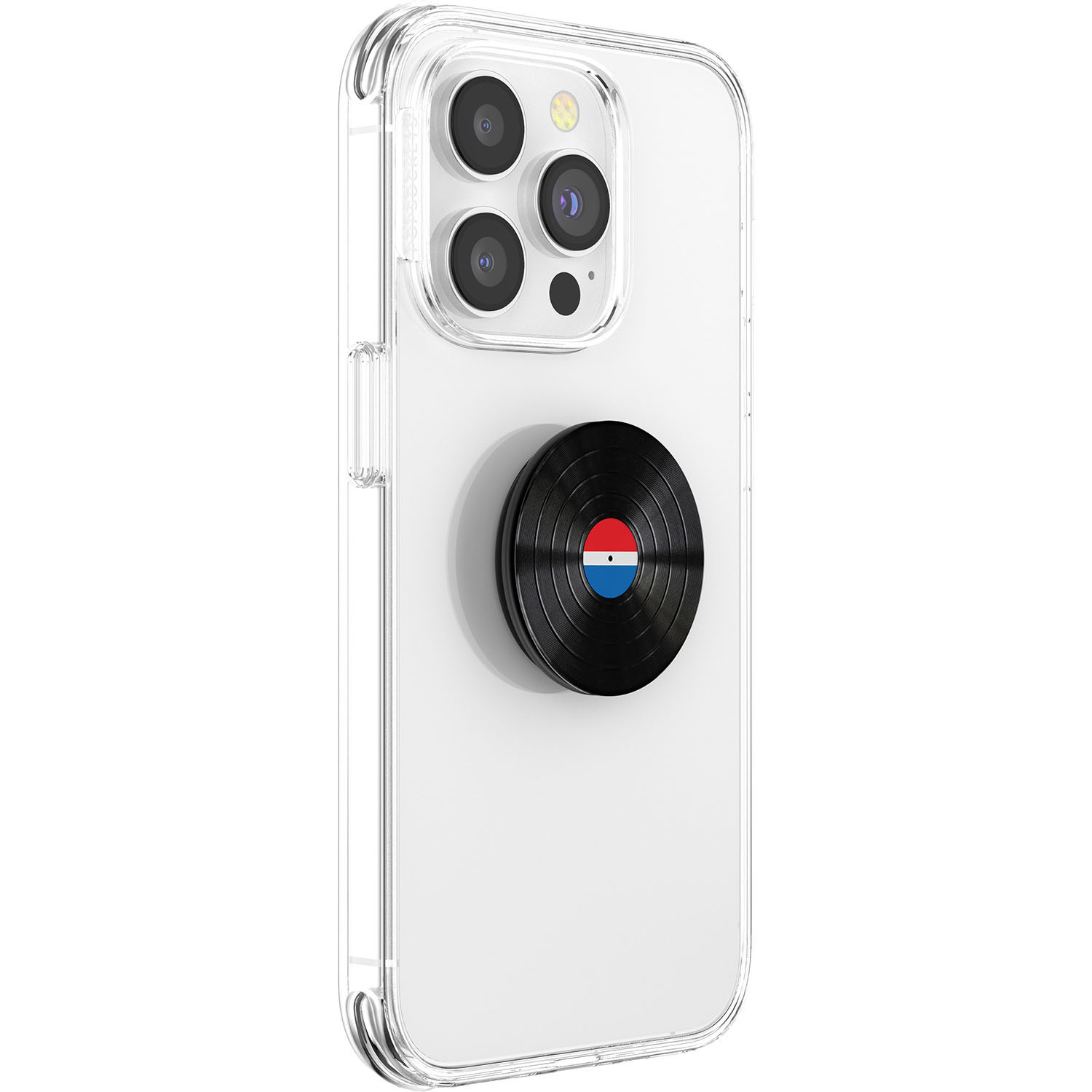 POPSOCKETS Backspin Aluminum 45 RPM Avtagbart Grip med stativfunksjon LUXE Spin