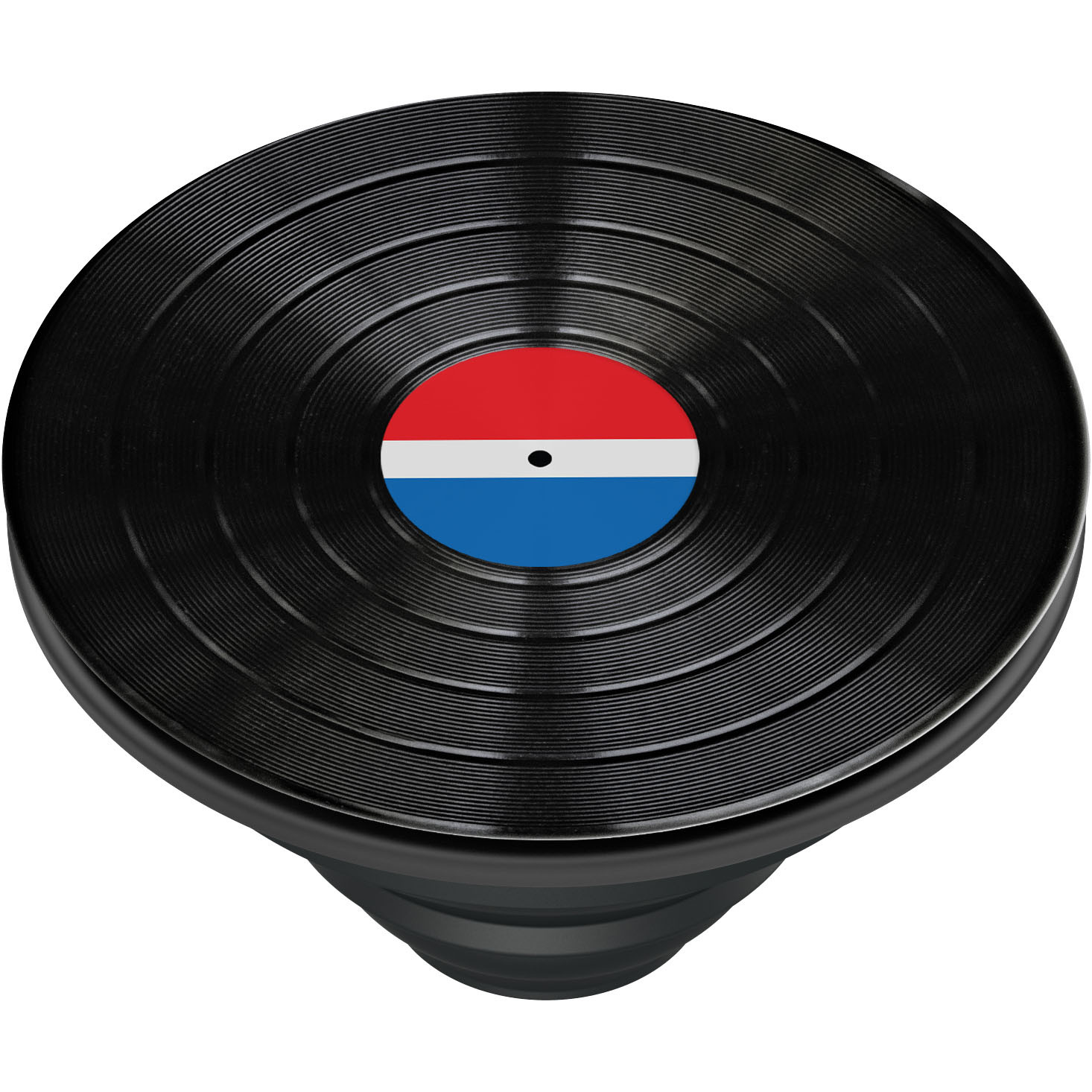 POPSOCKETS Backspin Aluminum 45 RPM Avtagbart Grip med stativfunksjon LUXE Spin