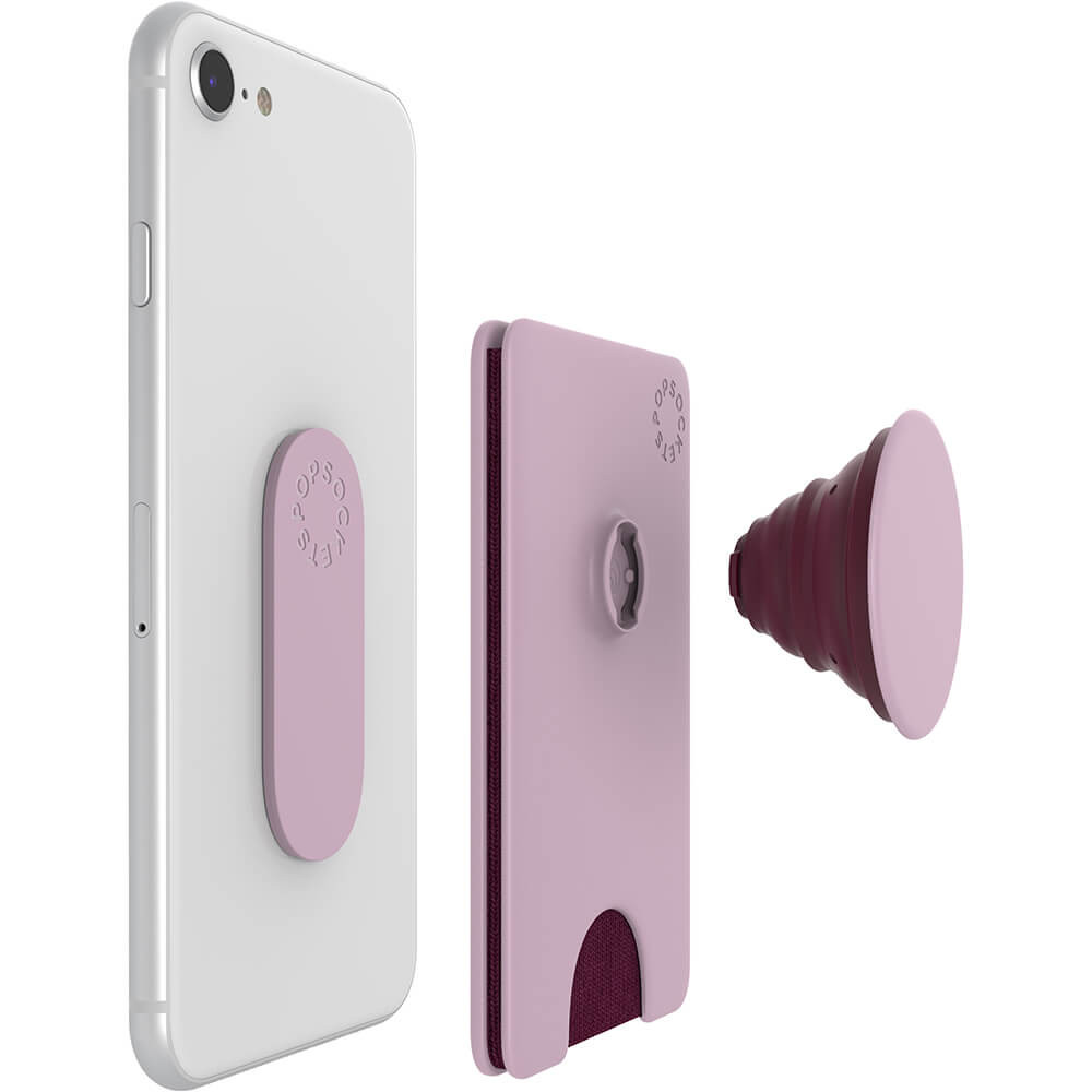 POPSOCKETS Wallet Blush Pink Avtagbar Lommebok PopWallet+