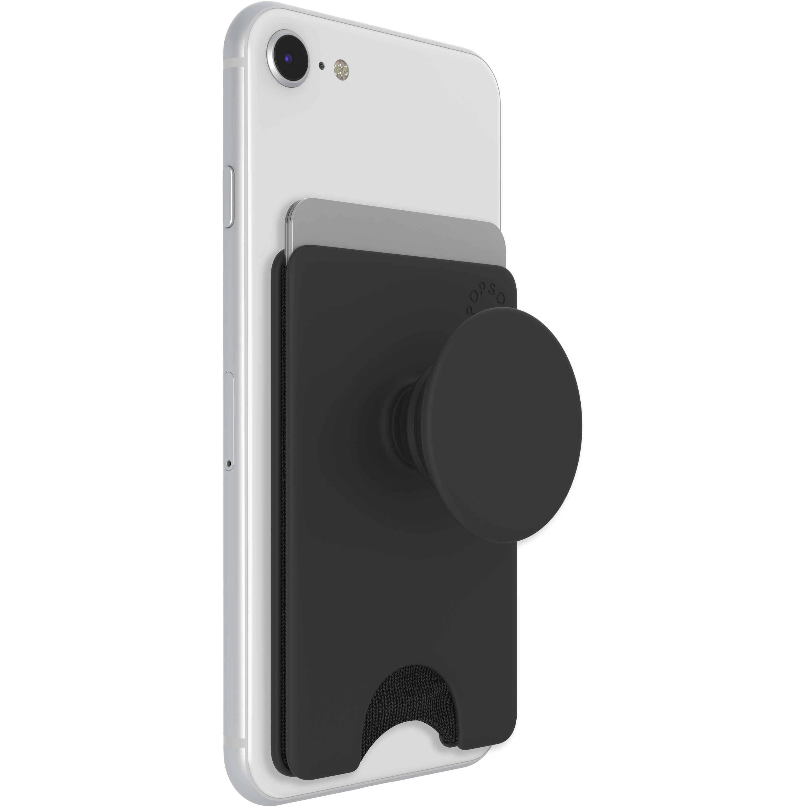 POPSOCKETS Wallet Black Avtagbar Lommebok for Mobil PopWallet+
