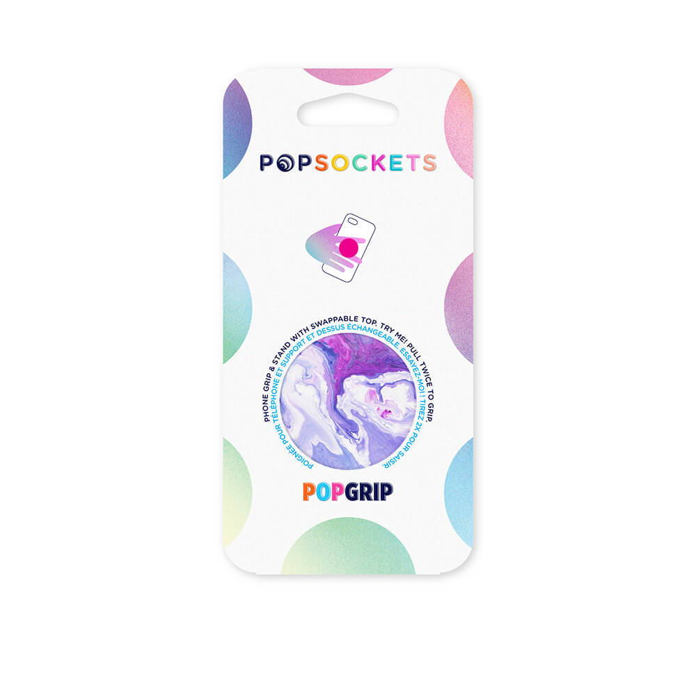 POPSOCKETS Lavender Flow Avtagbart Grip med stativfunksjon