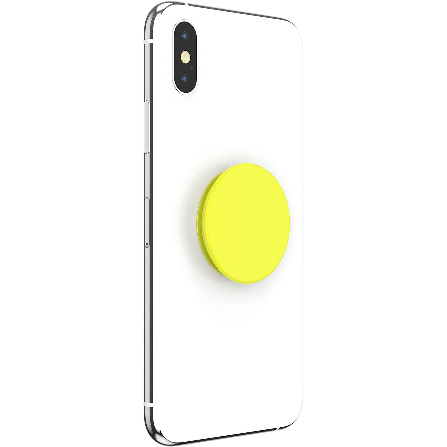 POPSOCKETS Neon Jolt Yellow Avtagbart Grip med stativfunksjon
