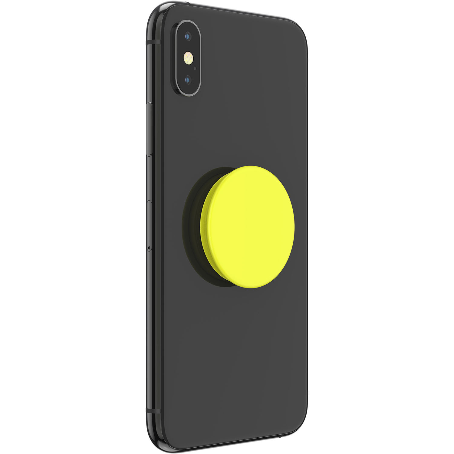 POPSOCKETS Neon Jolt Yellow Avtagbart Grip med stativfunksjon