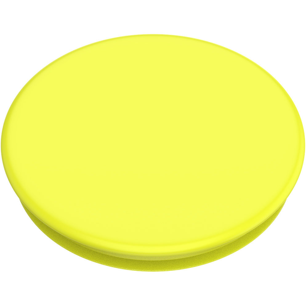 POPSOCKETS Neon Jolt Yellow Avtagbart Grip med stativfunksjon