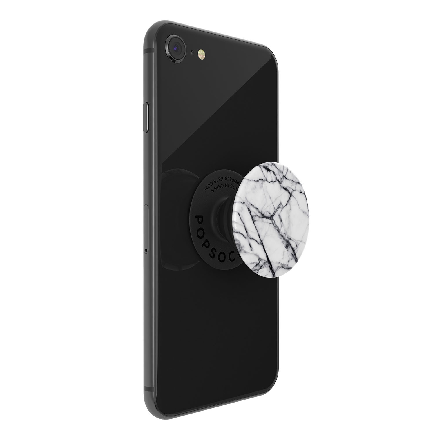 POPSOCKETS Dove White Marble Avtagbart Grip med stativfunksjon
