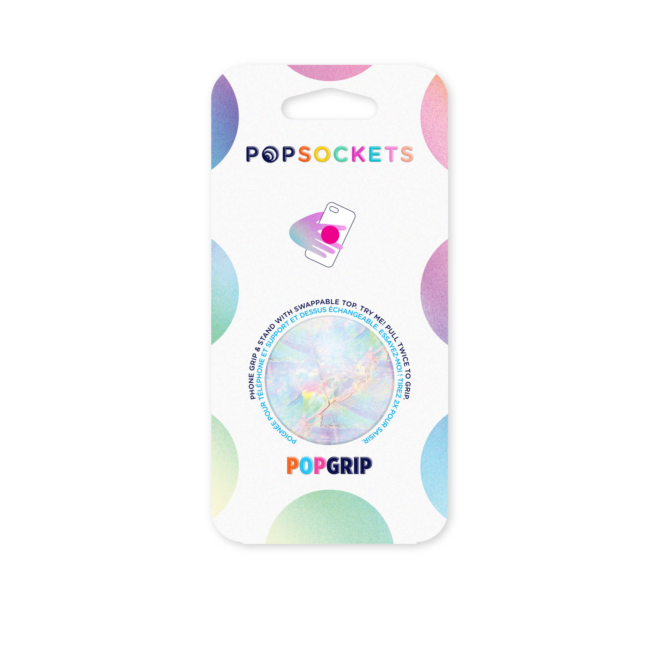 POPSOCKETS Opal Avtagbart Grip med stativfunksjon