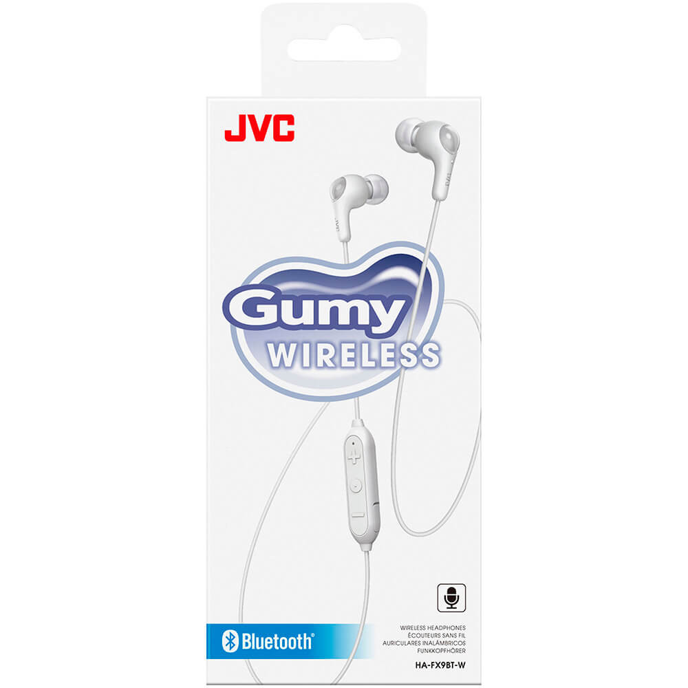 JVC Øreplugger FX9BT Gumy In-Ear Trådløs Mic Hvit