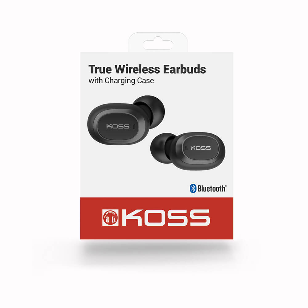 KOSS Hodetelefon True Wireless TWS250i Mic Svart