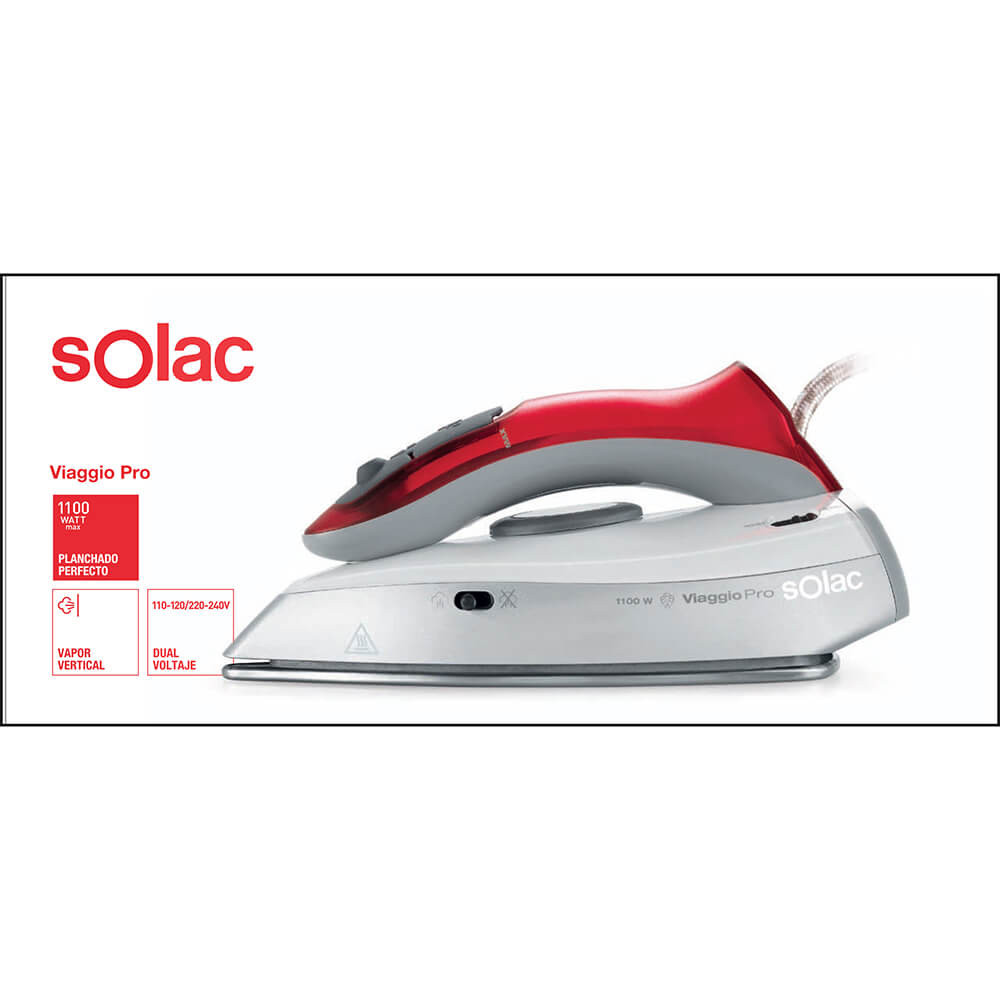SOLAC Steam Iron Travel Iron Viaggio Pro