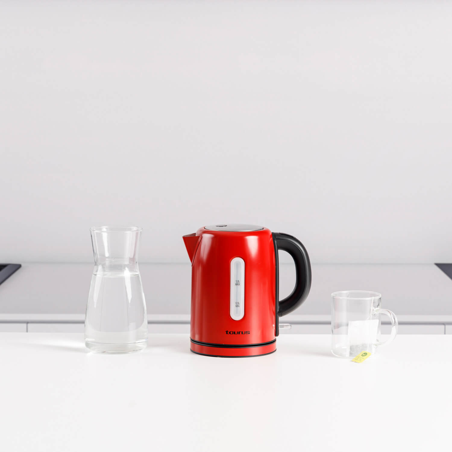 TAURUS Kettle 1L 2200W Vintage Red