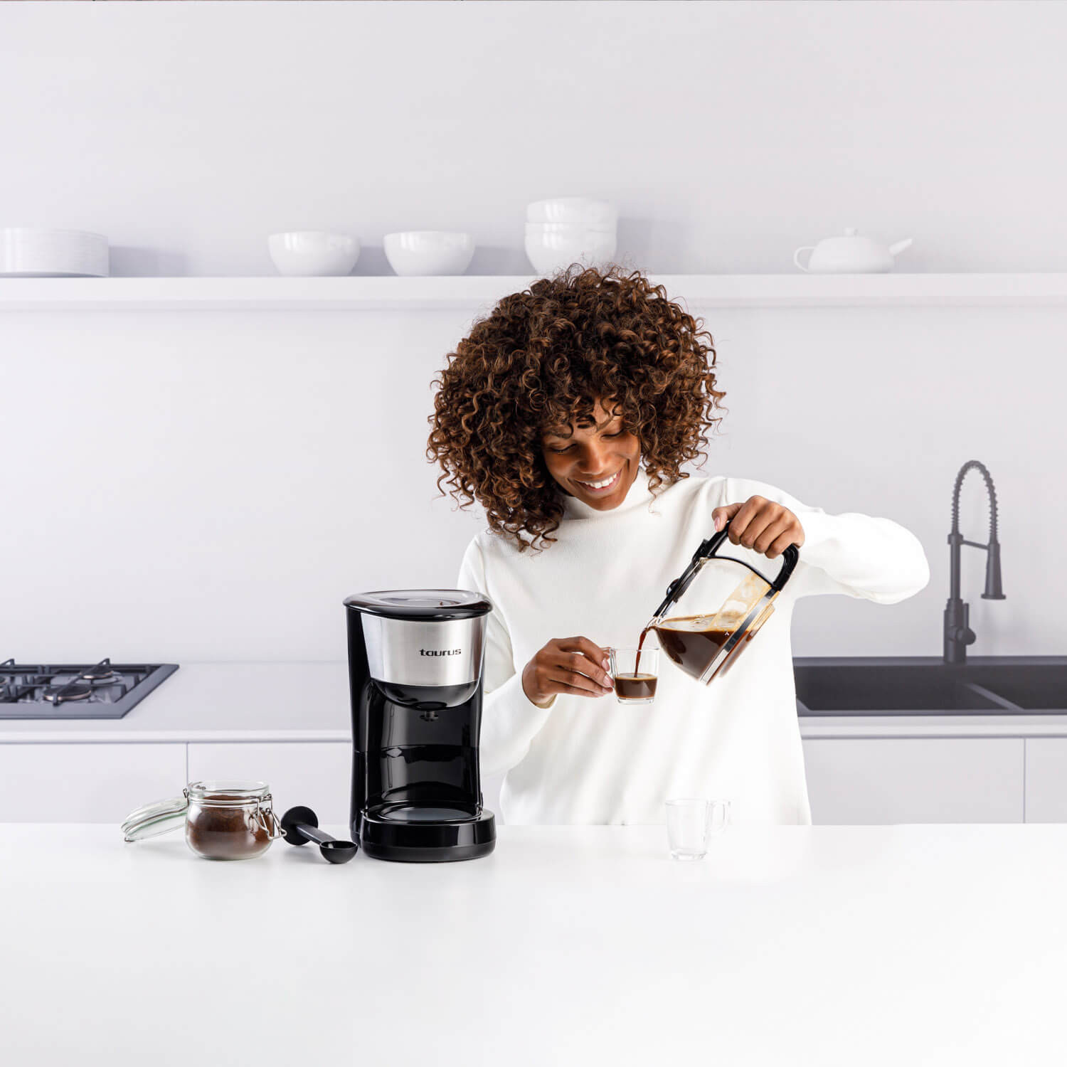 TAURUS Coffee Maker Verona 12 Inox