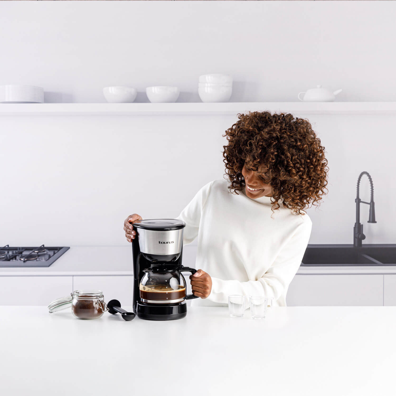 TAURUS Coffee Maker Verona 12 Inox