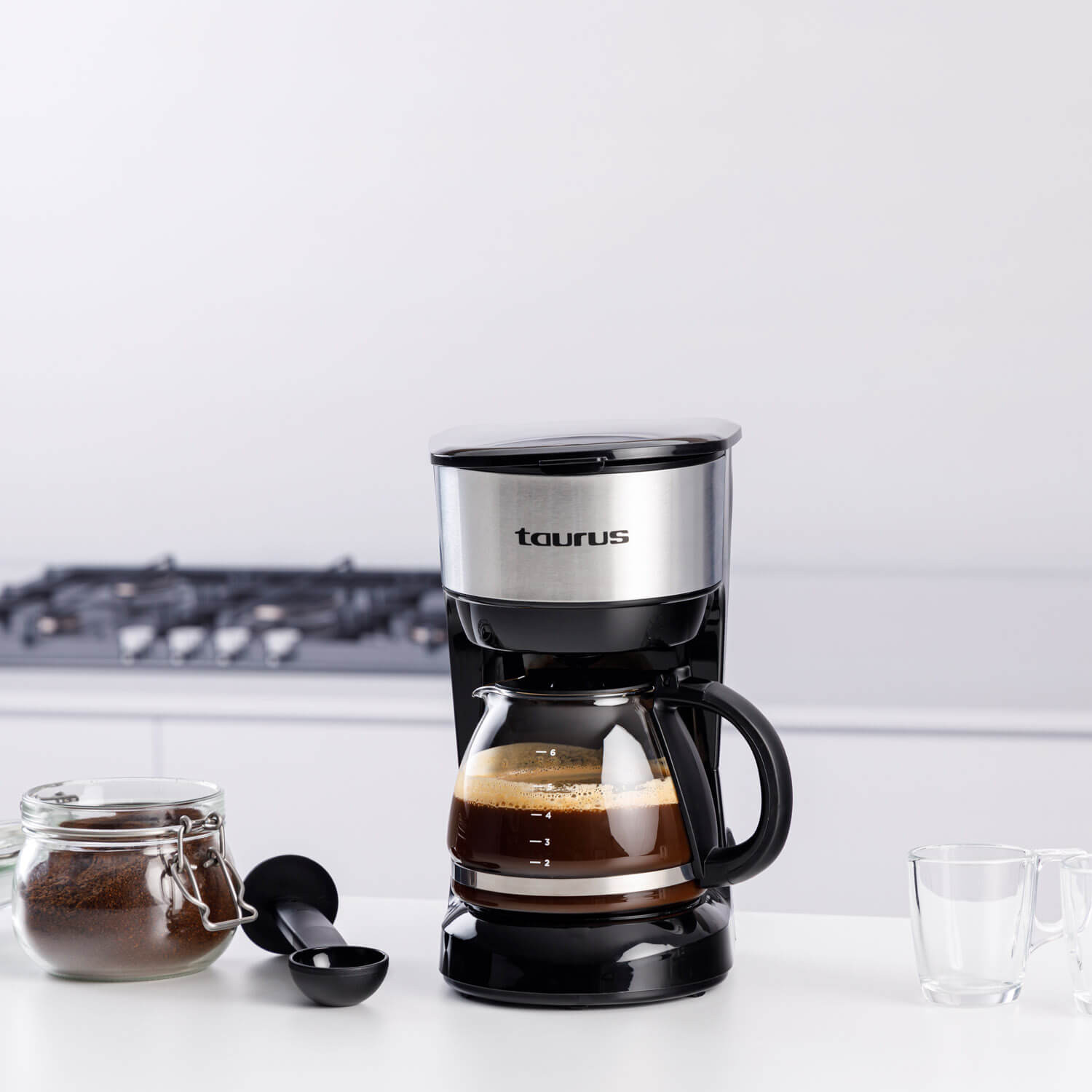 TAURUS Coffee Maker Verona 6 Inox