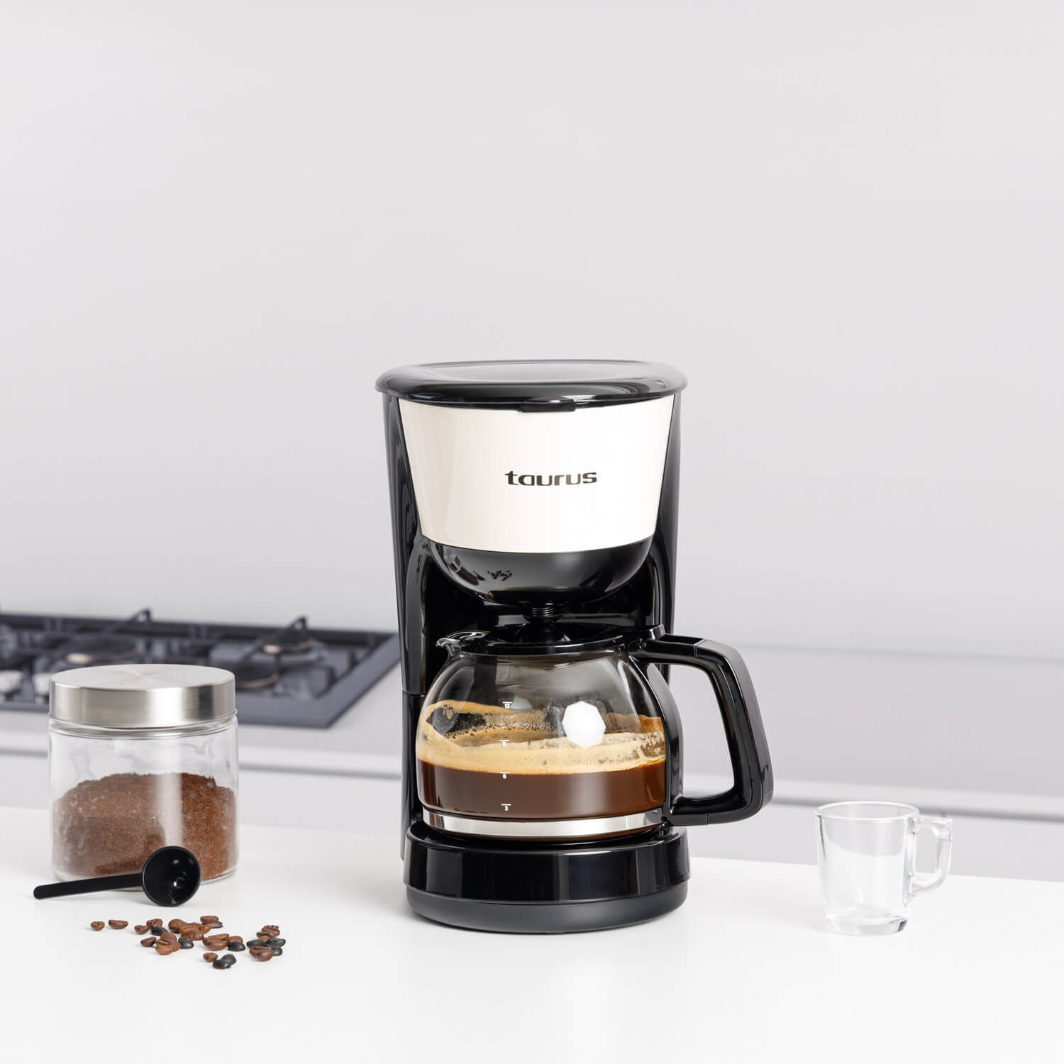 TAURUS Coffee Maker Verona Vintage Cream