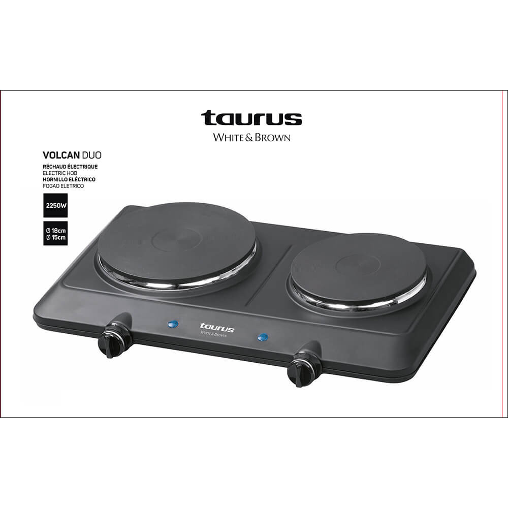 TAURUS Electric Cooker Double 2250W