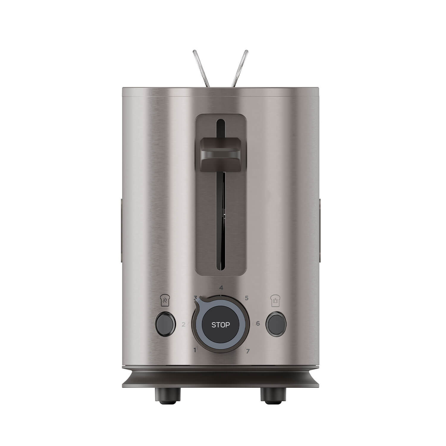 BLACK+DECKER Toaster Long Slot 1000W Inox