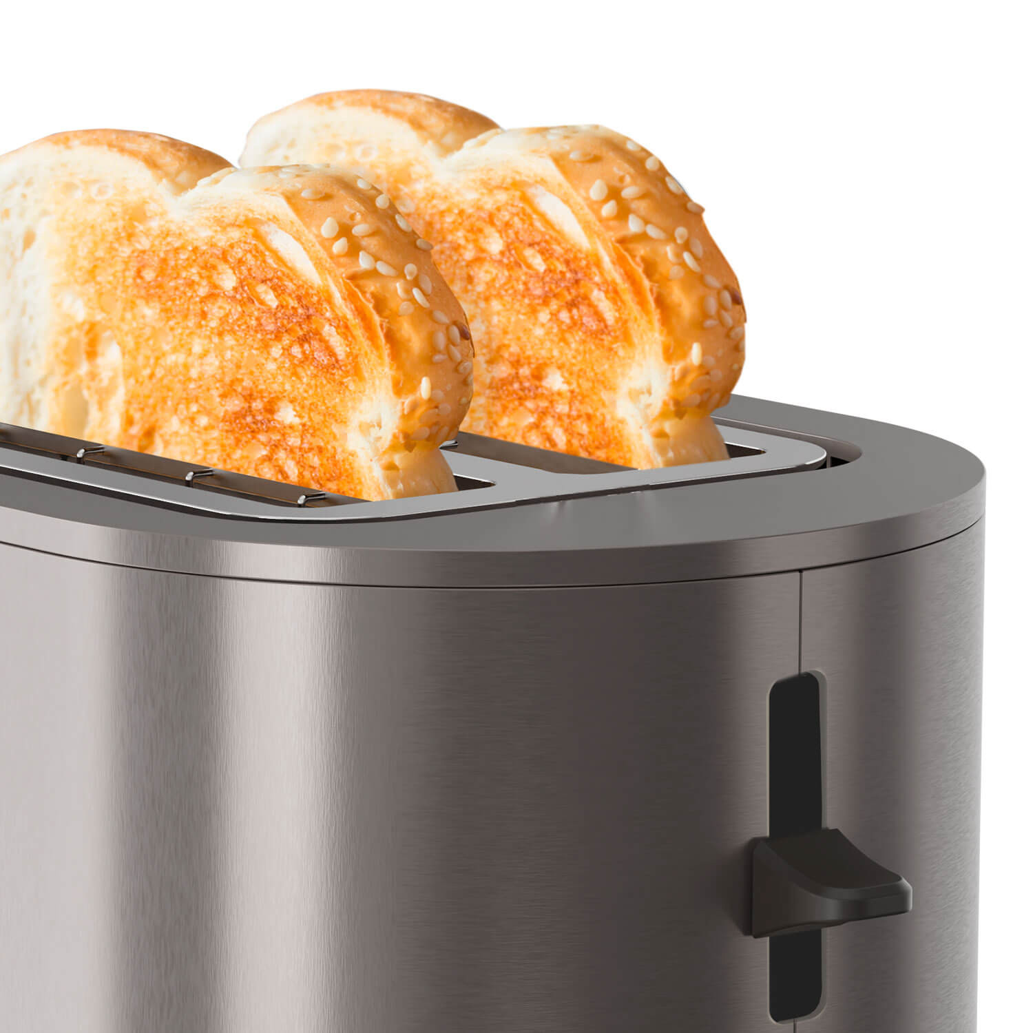 BLACK+DECKER Toaster 2 Slot 900W Inox