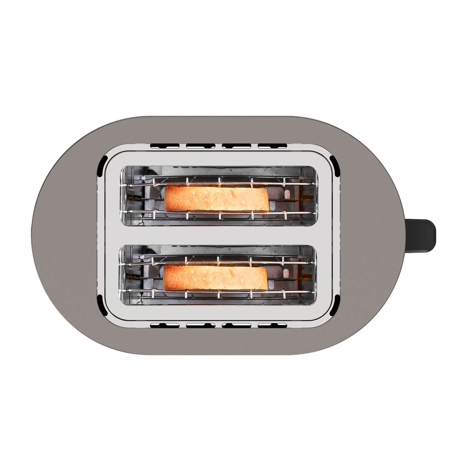 BLACK+DECKER Toaster 2 Slot 900W Inox
