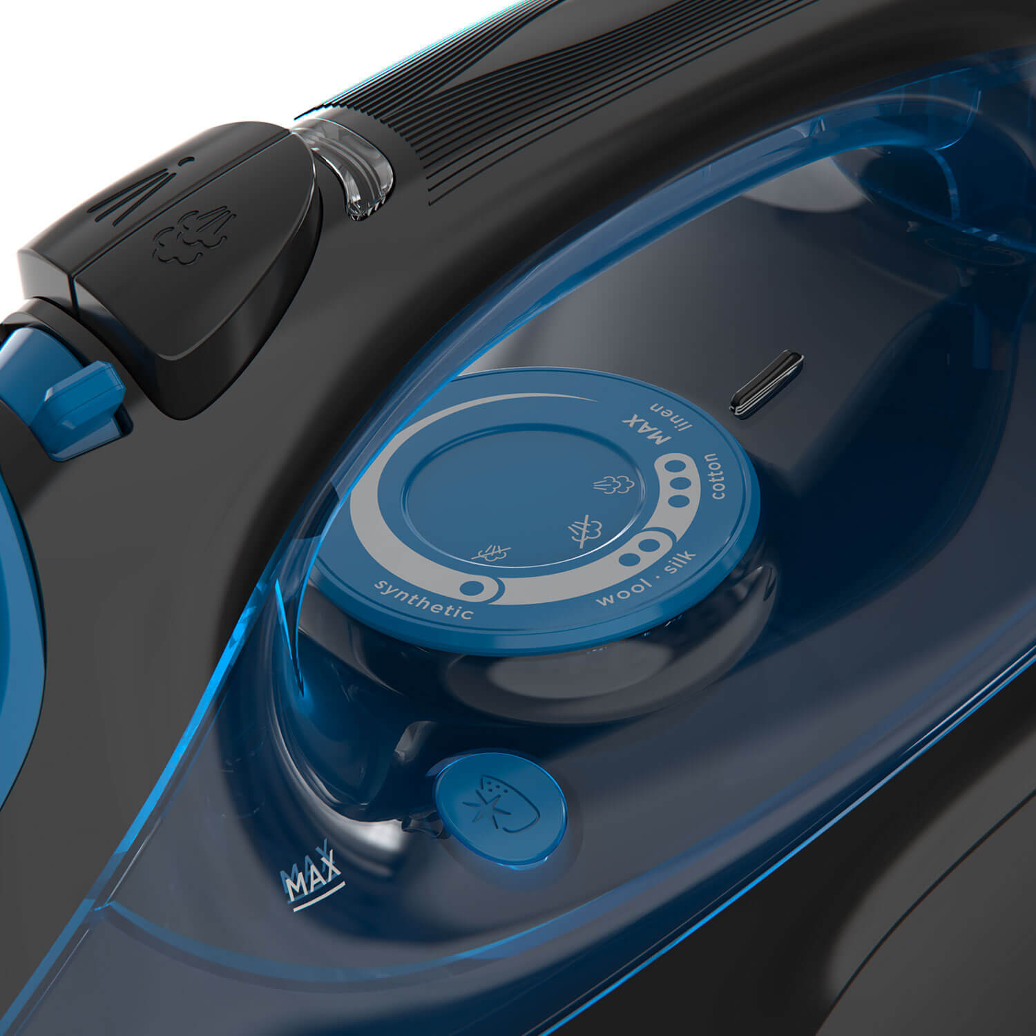 BLACK+DECKER Steam Iron 2600W  Blue
