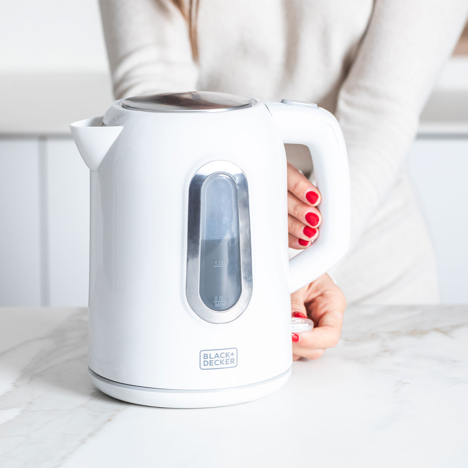 BLACK+DECKER Kettle 1,7L White