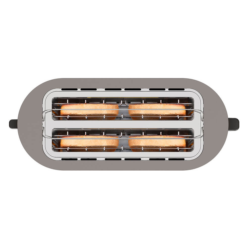 BLACK+DECKER Toaster 2 Long Slot Stainless Steel